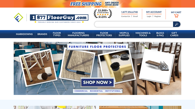 Shop Floor Cleaner, Floor Polish Finish, Mops, Floor Machine Pads & more at 1877floorguy.com