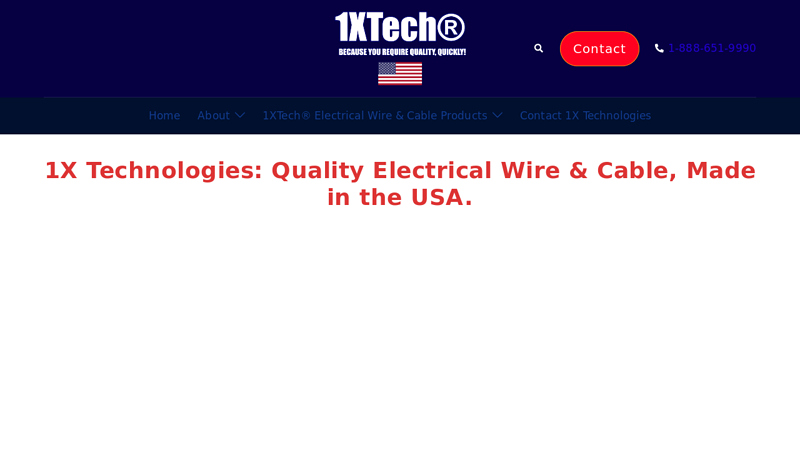 1X Technologies Cable Company - Because You Require Quality, Quickly?