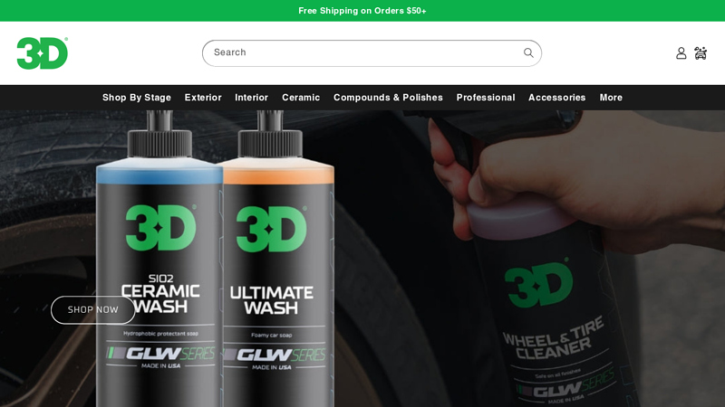 Premium Car Detailing Products & Accessories | 3D Car Care