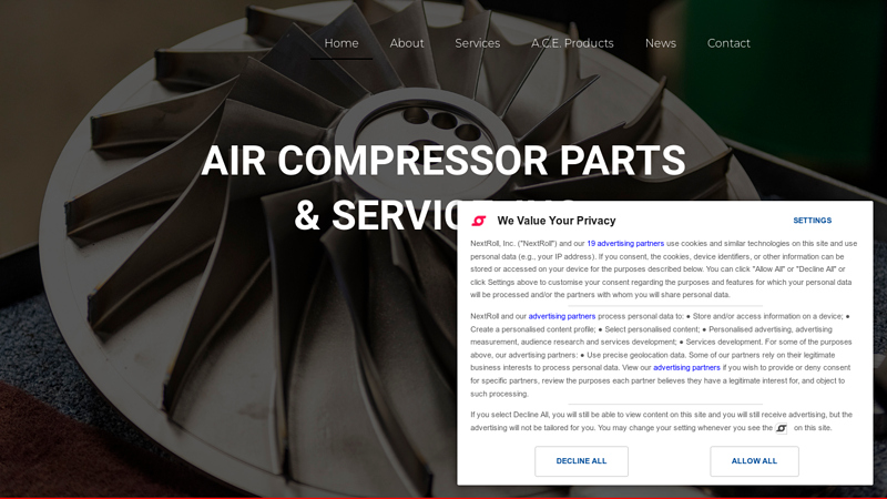 Centrifugal Compressor Repair - A.C.E. Compressor Parts & Service, Inc.