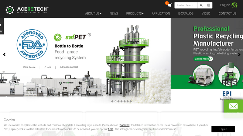 Plastic Recycling Machinery & Plants | ACERETECH Waste Recycle Lines Manufacturer