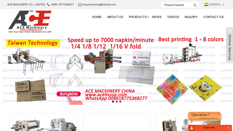 Image of ACE MACHINERY CO., LIMITED