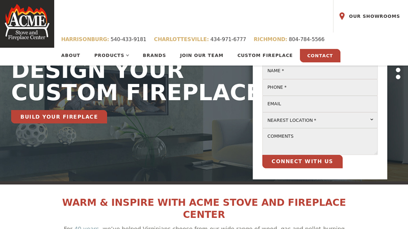 Acme Stove & Fireplace Center | Stoves, Fireplaces, Grills | Richmond, VA