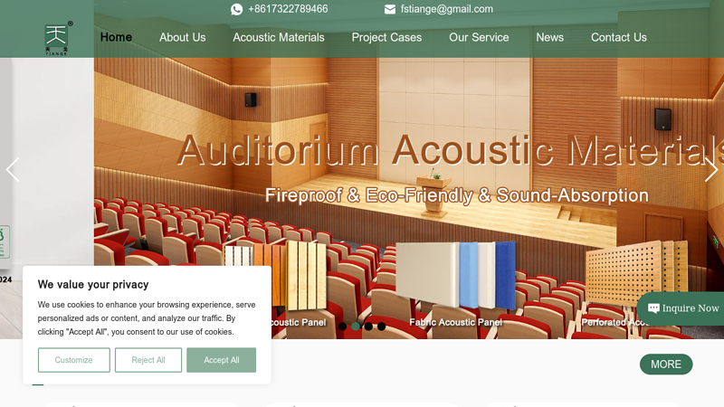 Acoustic Panels, Soundproof Panels, Acoustical Materials | TianGe Acoustic