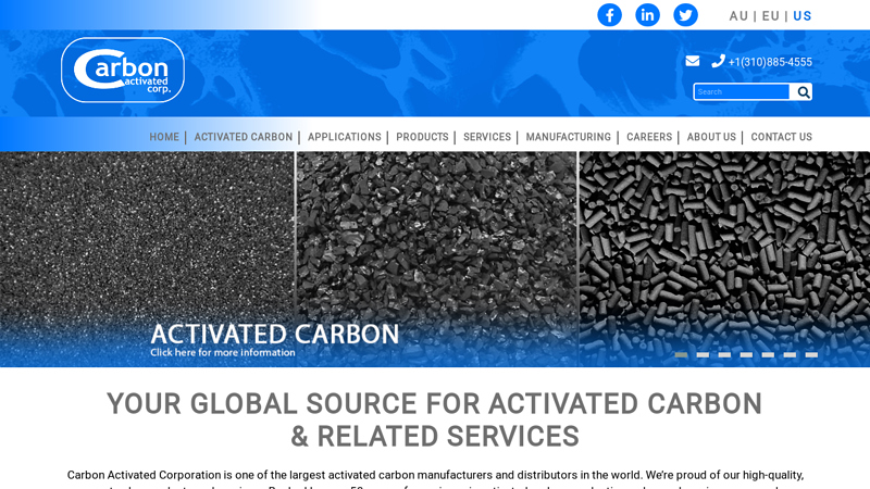 Activated Carbon Manufacturer and Supplier | Carbon Activated Corporation