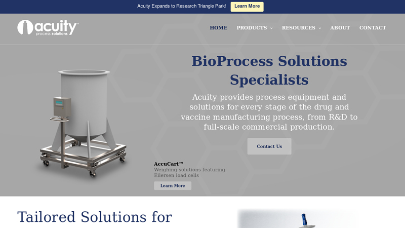 Acuity Process Solutions | BioProcess Solutions Specialists