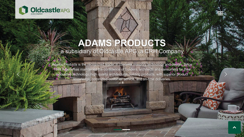 Masonry, Concrete Block, Stone Veneers | Adams, a subsidiary of Oldcastle APG, a CRH company