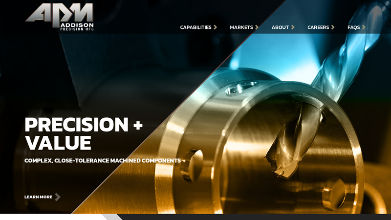 Addison Precision Manufacturing | Machining, CNC Grinding, Milling, Turning & EDM