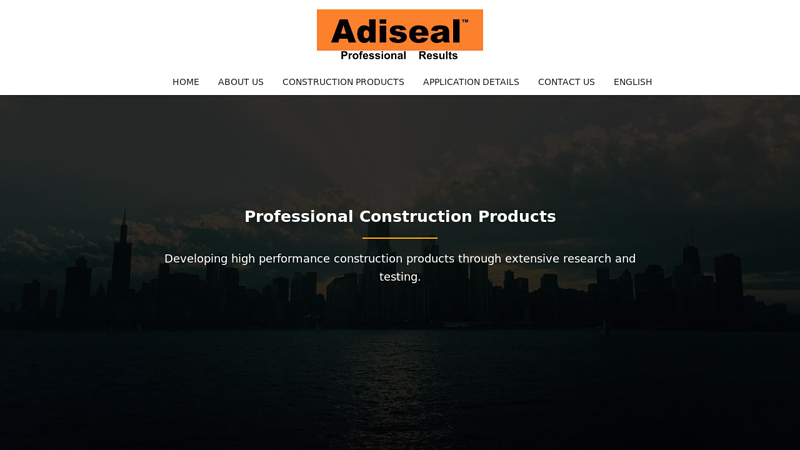 Adiseal Ltd | Professional Construction Products Suppliers