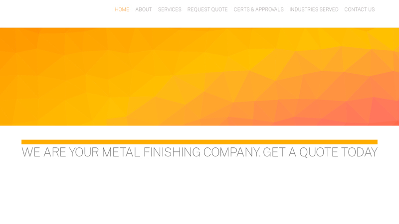 Metal Finishing Company | Anodizing, Coating, Plating, NDT Services