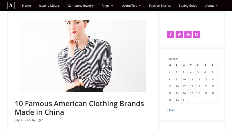 Image of 10 Famous American Clothing Brands Made in China