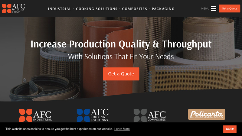 AFC Materials Group | High Temperature & Non-Stick Solutions