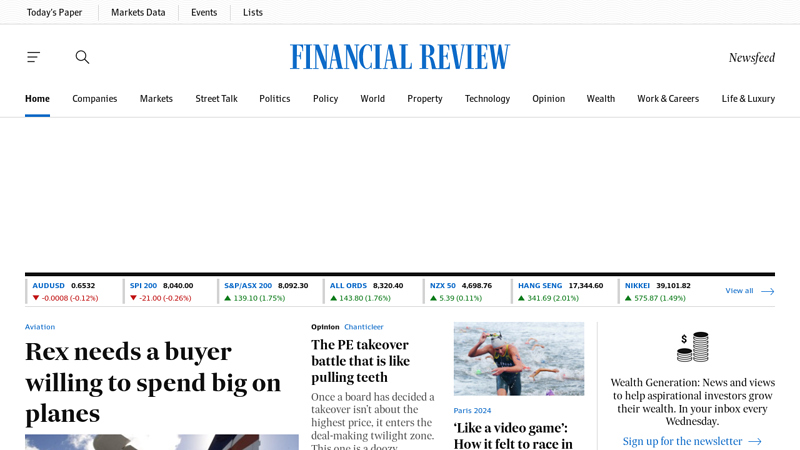 Financial Review - Business, Finance and Investment News | afr.com