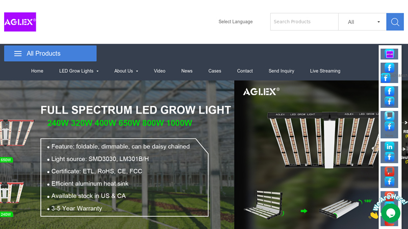 China Led Grow Light, Cob Led Grow Light, Led Grow Light Bar, Plant Grow Light Manufacturer and Supplier