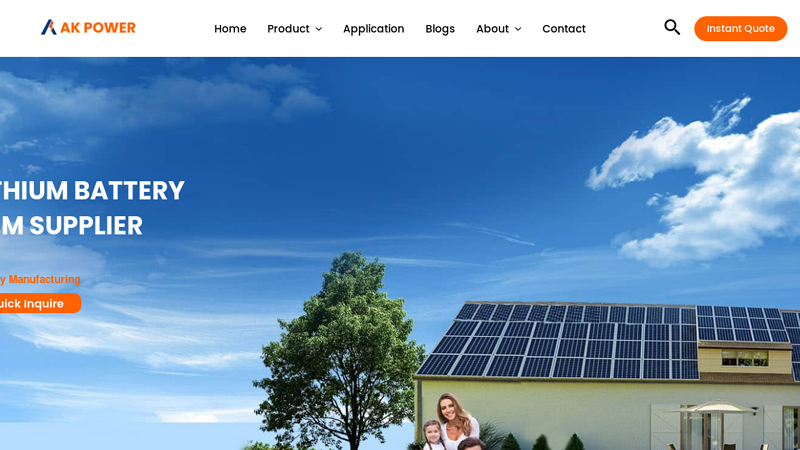 AK POWER-Solar Lithium Battery Manufacturer