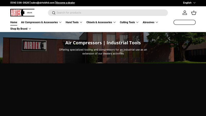 Airtek - Industrial supplier of compressors, equipment & tools