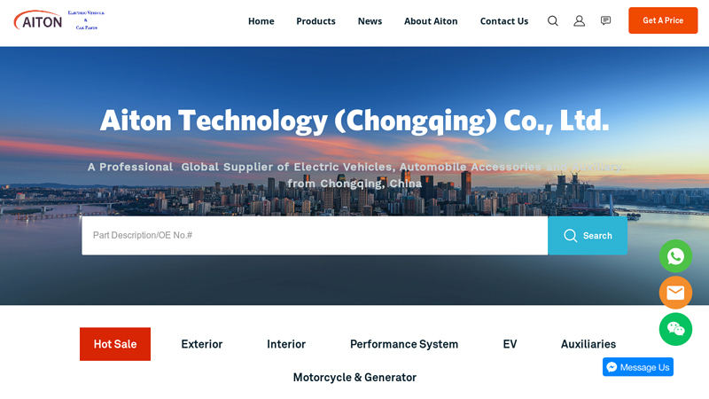 Auto Spare Parts, Replacement Parts, EV, EV Charger, Automotive accessories Made in China