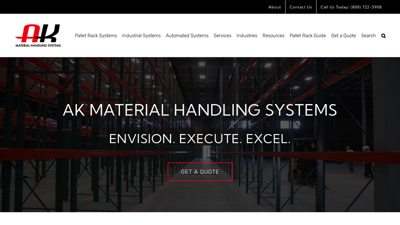 Pallet Rack & Material Handling Systems | AK Material Handling Systems