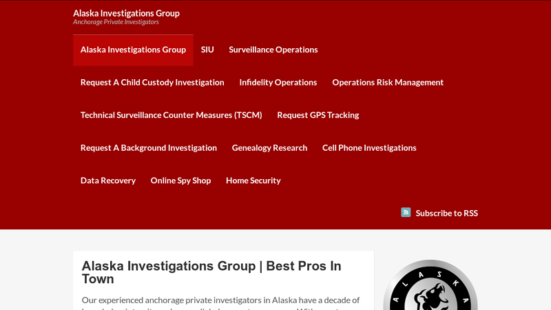 Alaska Investigations Group Anchorage Private Investigators