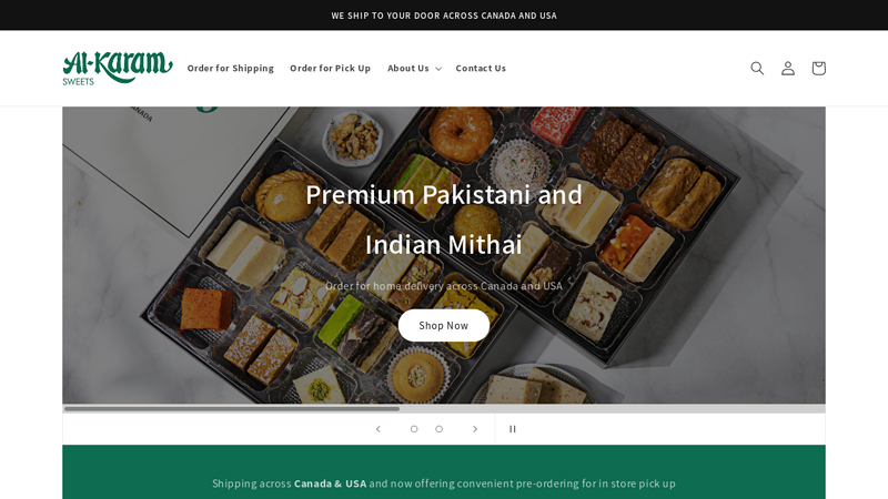 Al-Karam Sweets - Premium Pakistani and Indian Mithai