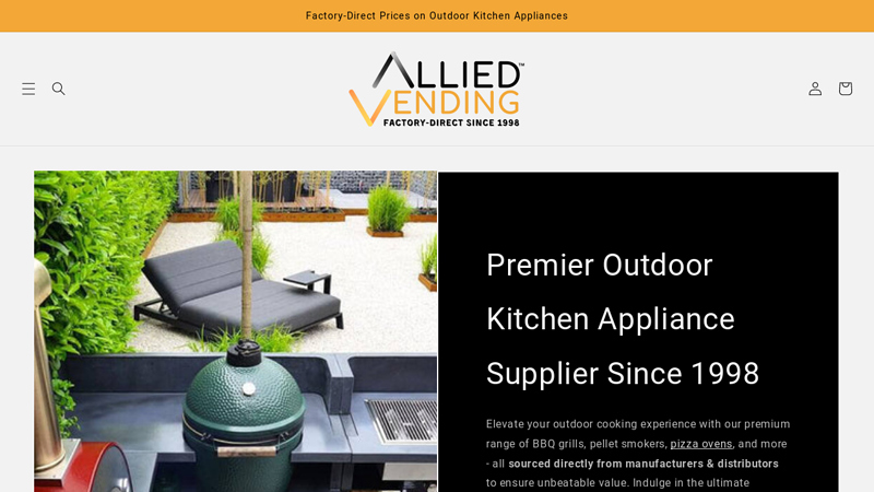 Outdoor Kitchen Appliances at Factory-Direct Pricing