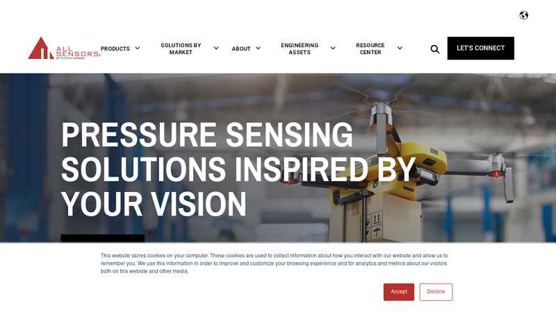 Low Pressure Sensor Solutions | All Sensors