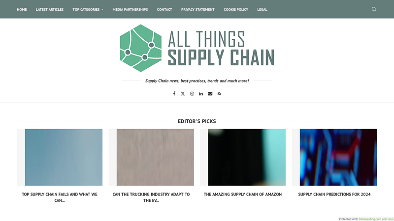 All Things Supply Chain - Supply Chain trends, best practices, news and much more!