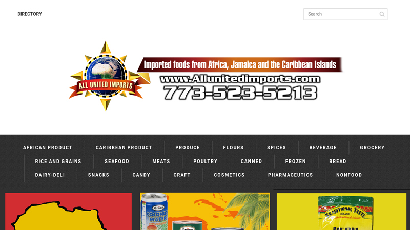 African and Caribbean Products - All United Imports, Inc