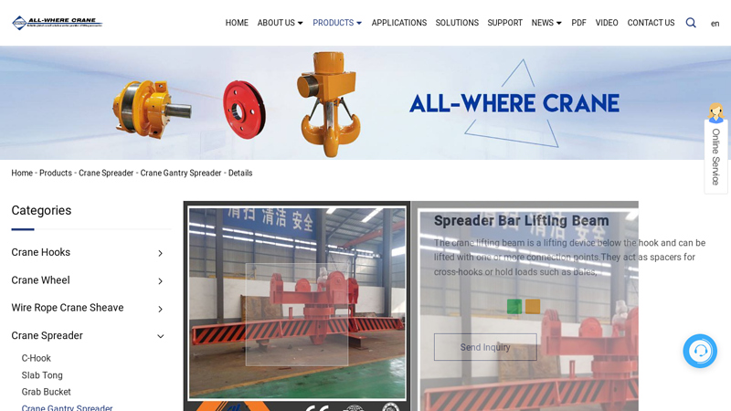 Image of China Spreader Bar Lifting Beam Suppliers, Manufacturers, Factory ...