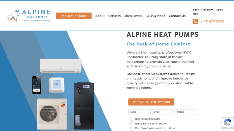 Alpine Heat Pumps LLC - Massachusetts Heat Pump Contractor