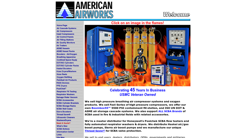 American Airworks - High pressure breathing air compressors and oxygen systems