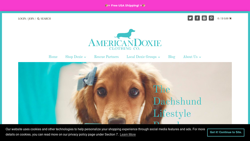 American Doxie Clothing Co. Apparel & Goods