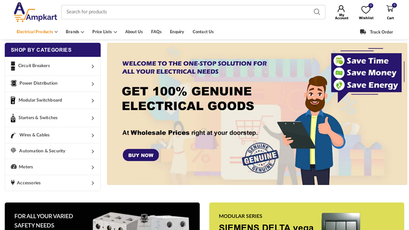 Buy Electrical Products Online | Wholesale Prices - Ampkart