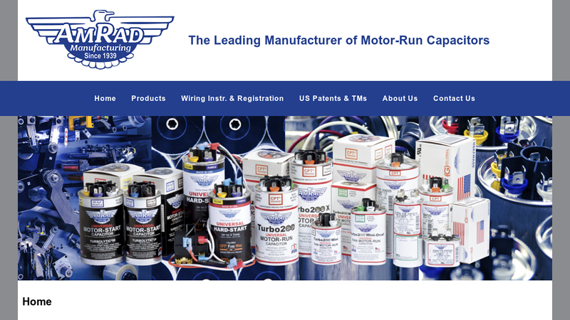 The Leading Manufacturer of Motor-Run Capacitors