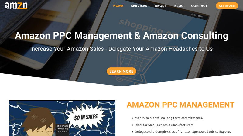 AMZN Consultants | Amazon Consulting | Amazon PPC Management