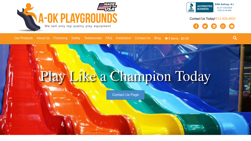 A-OK Playgrounds: Commercial Playground equipment