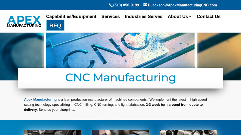 CNC Machine Shop ? Cincinnati ? Apex Manufacturing