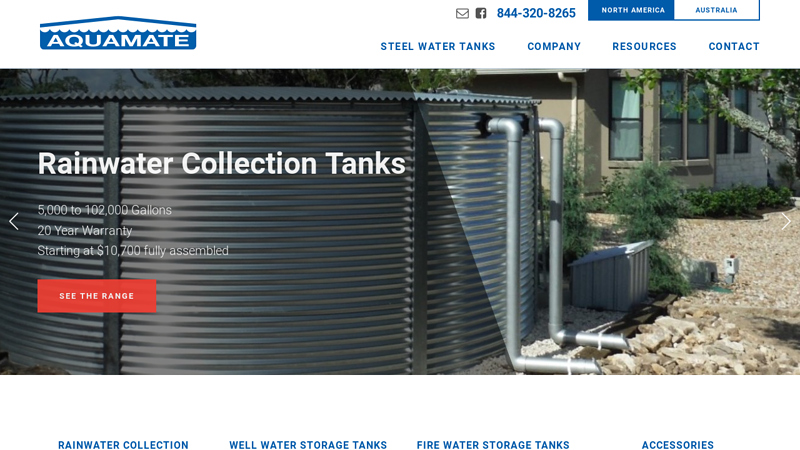 Aquamate | Engineered Steel Water Tanks (5,000 to 200,000 Gallons)