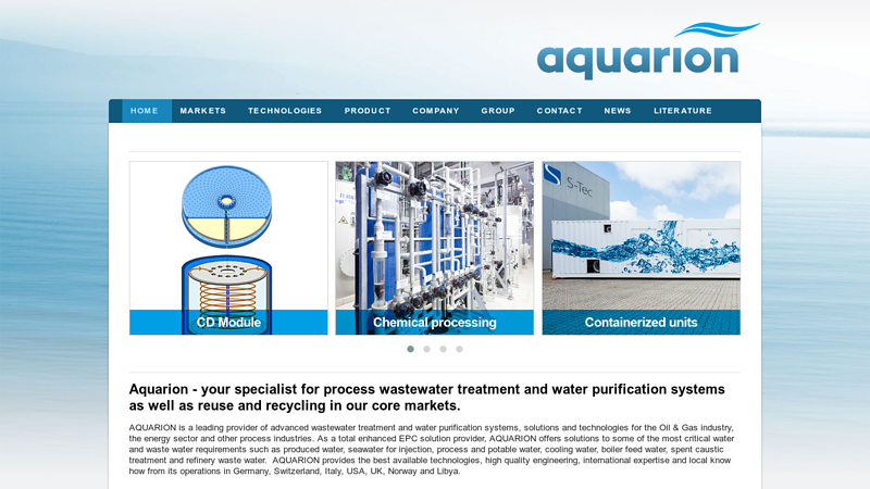 Wastewater Treatment - Water Purification Systems | AQUARION