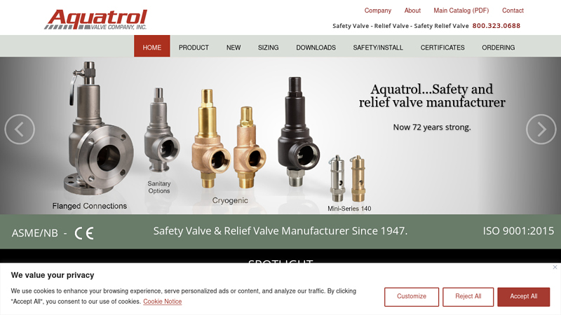 Safety Valves, Relief Valves