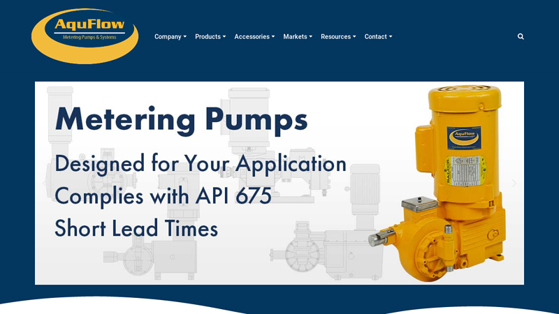 AquFlow Metering Pumps & Chemical Feed Systems