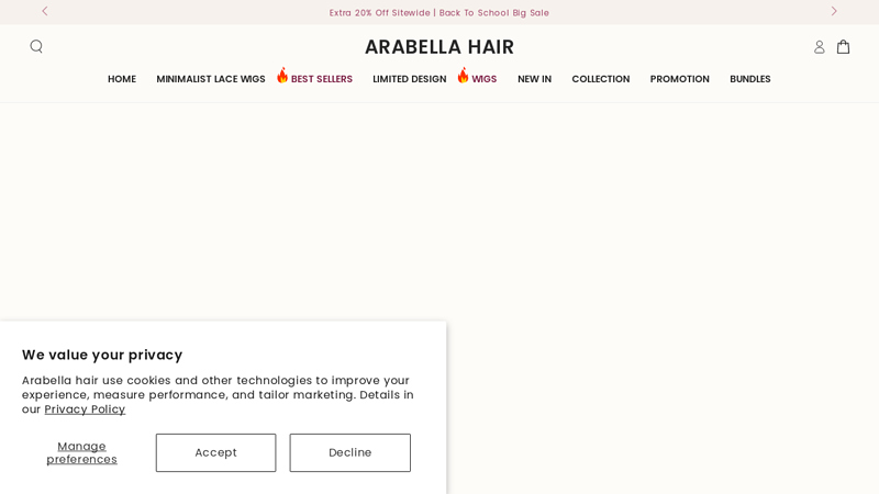 Arabella Hair: #1 Human Hair Wigs For Women | Back to School