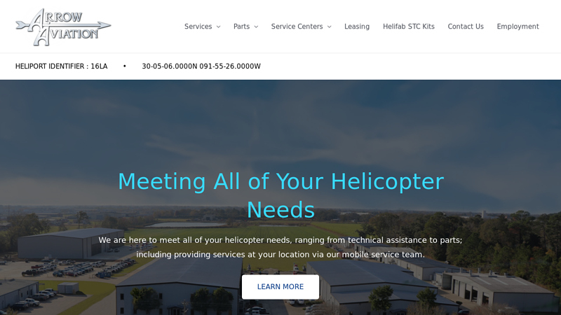 Helicopter Repairs - Helicopter Parts - Helicopter Leasing | Arrow Aviation