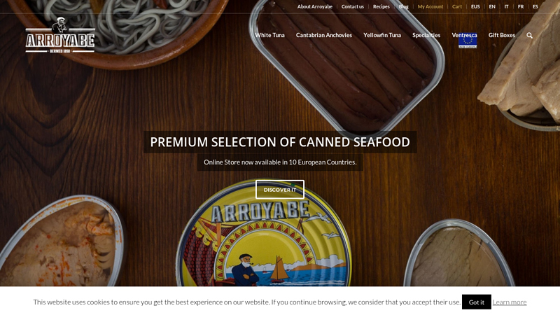 Arroyabe Canned Tuna and Seafood Products | Homepage; Arroyabe Canned Tuna and Seafood Products | Homepage