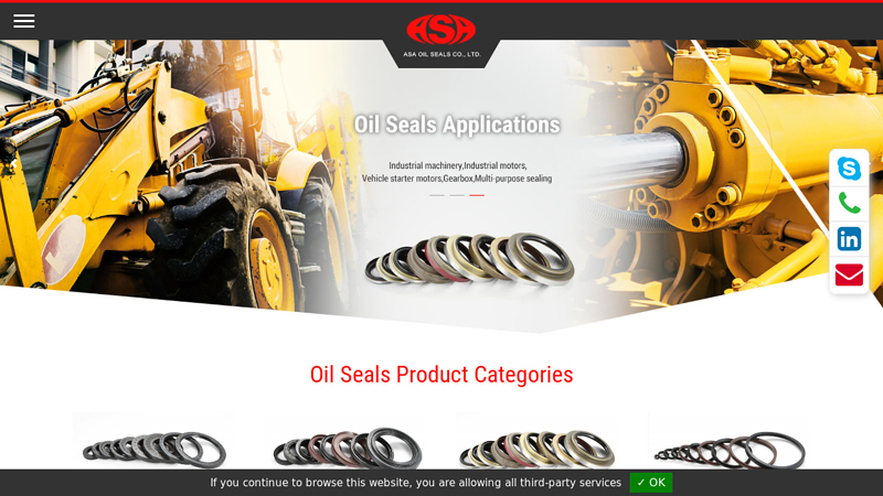 OEM / ODM Oil Seal Manufacturers:: Taiwan ASA Oil Seals Suppliers