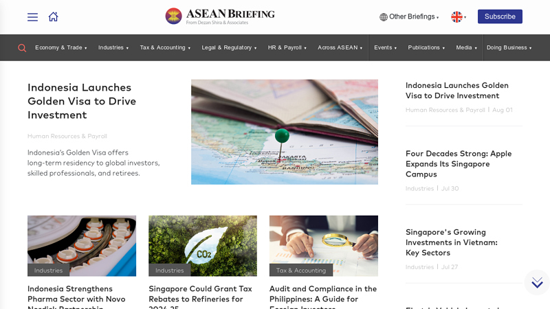 Business, Legal, Tax, Investment, Accounting News | ASEAN Briefing