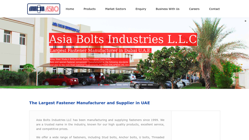 Image of Asia Bolts Industries LLC: The Largest Fastener Manufacturer and ...