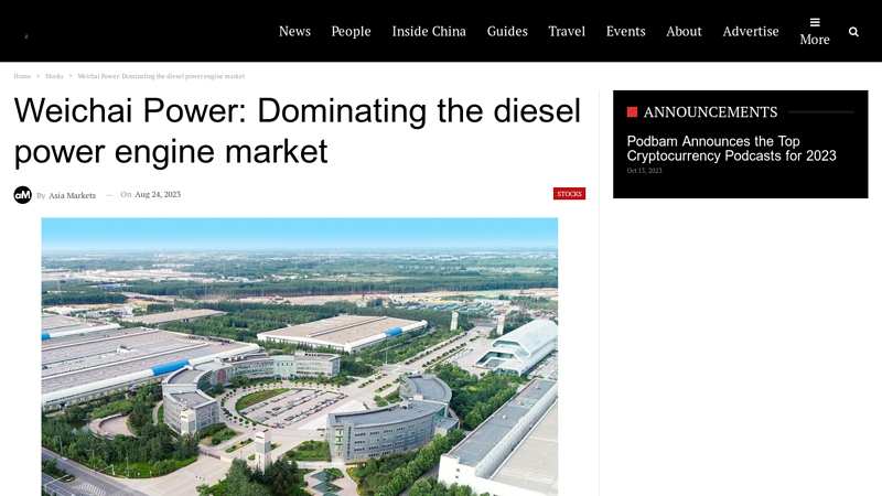 Image of Weichai Power: Dominating the diesel power engine market