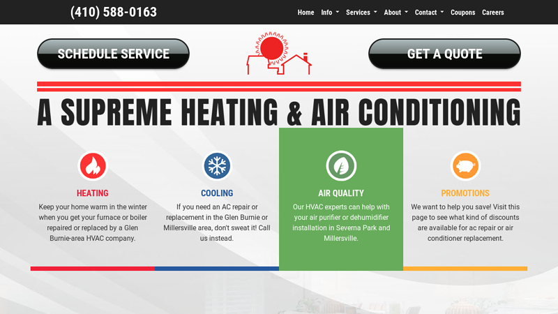 AC and Heat Pump Repair Glen Burnie MD | A Supreme Heating & Air Conditioning