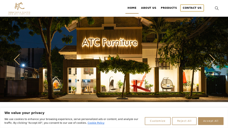 ATC Vietnam Furniture Manufacturer C Outdoor Patio Furniture Company For Wholesalers